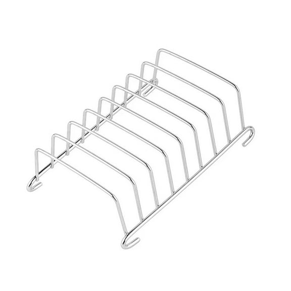 Homelife Stainless Steel Toast Rack 8 Slots Bread Cooling Tray Rectangle Toast Holder for Kitchen Rust-Proof Bread Rack for Air Fryer And Outdoor Grilling