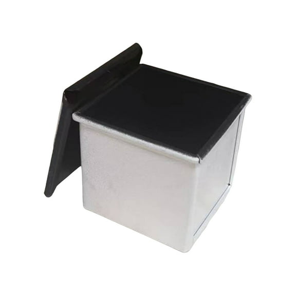 Homelife Toast Mold Loaf Pan with Lid Non-stick Coating Aluminum Alloy Bread Container for Healthy Baking Sandwich Toast Oven Bakeware