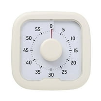 Homelife Visual Countdown Timer for Kitchen Meetings Silent Magnetic Timer Easy-to-Read Display 60 Minute Classroom Learning Timer