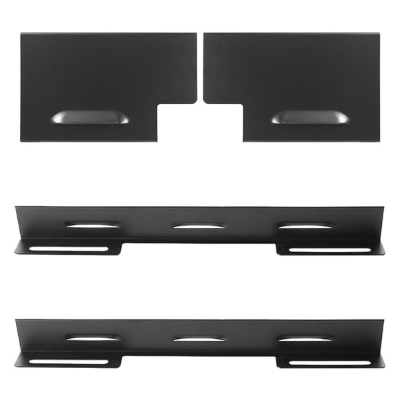 Homelife Wind Guard for Blackstone Griddle 17-36 Inch Wind Screen Set of 4 Stainless Steel Windshield Kit Magnetic-Free Installation Ventilated Griddle Shield for Even Heating