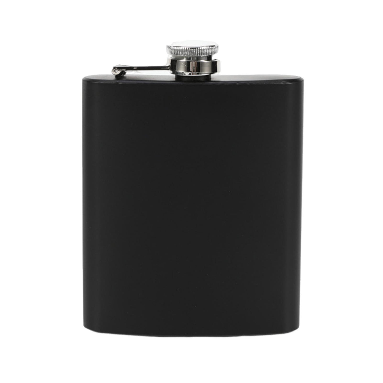 Homelife Wine Flask Stainless Steel Funnel And Cups 6-12Oz Pocket-Sized ...