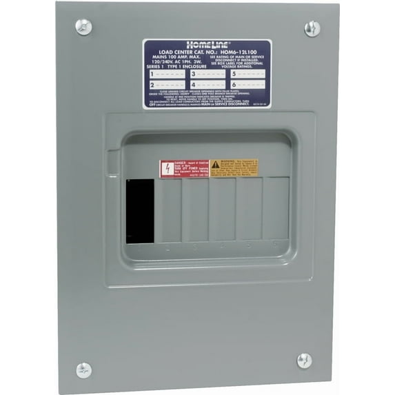 Homeline 100a Load Center HOM612L100FCP