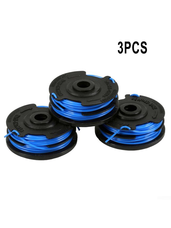 Homelite 0.065" x 11ft Twisted String Trimmer Line Spool (3 Pack)