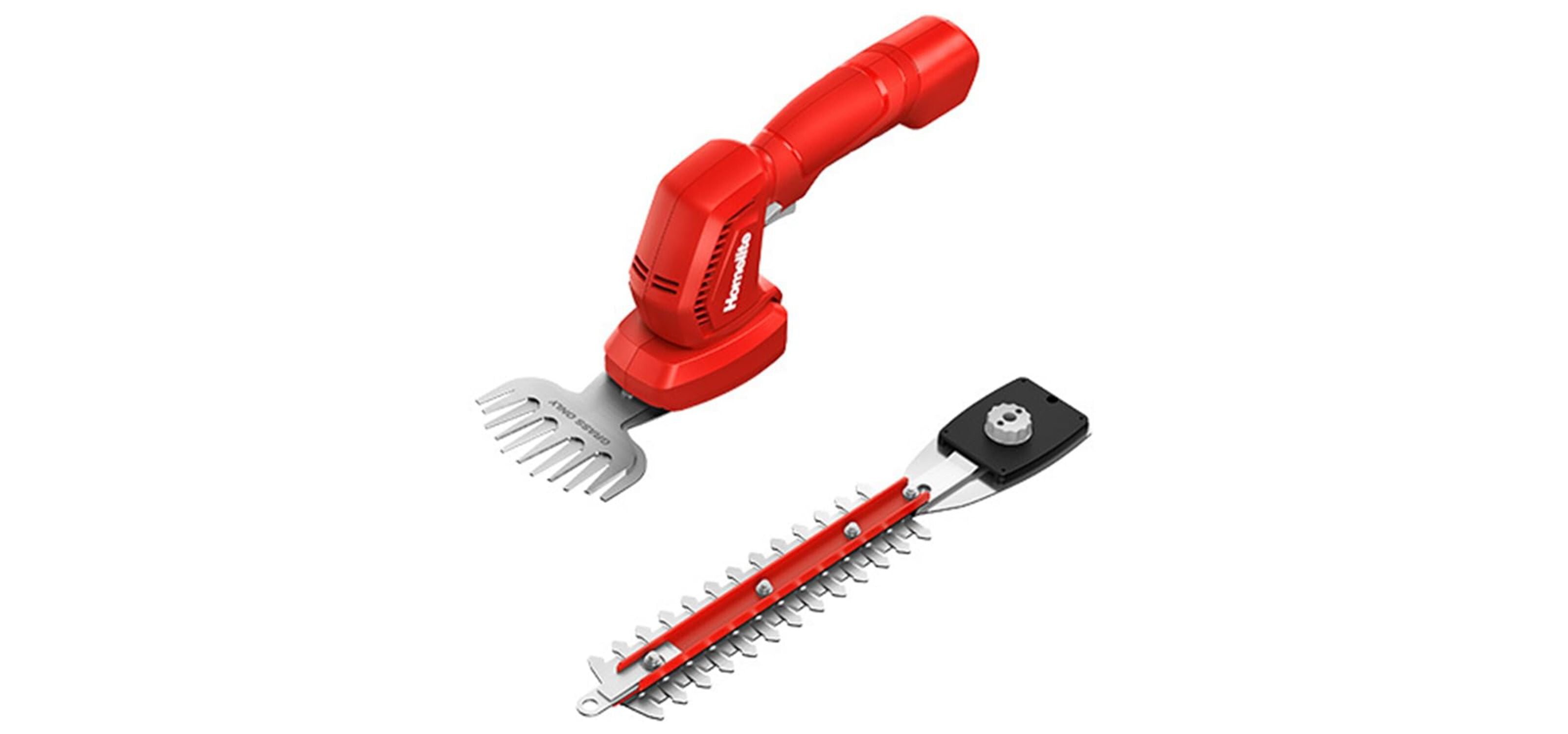 Homelite 12V Lithium Cordless Battery Grass Shear and Shrubber Trimmer with Internal 2.5 Ah Battery and Charger