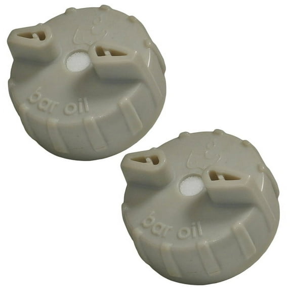 Homelite Chain Saw Replacement Oil Cap - 310560009-2PK