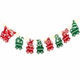 thumbnail image 1 of Homellea Lighted Christmas Garland with Holiday Sweater Shapes, Pom Pom Beads and Lights, Battery Operated Hanging Banner for Tree, Mantel, Window and Seasonal Party Decor, 118.11 Inch, 1 of 6
