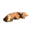 thumbnail image 1 of Homellea Realistic Sleeping Animal Plush Pillow, 15.74 Inch Brown Cow Stuffed Animal Cushion with Lifelike Photo Print for Bed, Sofa, Reading Nook, Farmhouse Decor and Cow Lover Gift, 1 of 5