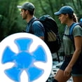 thumbnail image 1 of Homellea Reusable Cooling Gel Hat Insert, 5.91 Inch Flower Shaped Ice Pack Pad for Sun Hats, Baseball Caps, Fishing Hats, Hiking, Gardening, Camping and Outdoor Summer Comfort, 1 of 6