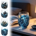 thumbnail image 1 of Homellea Shark Whiskey Glass, 3.94 Inch Stemless Tumbler with Pirate Ship, Treasure Chest, Skulls and Ocean Wave Artwork for Bourbon, Cocktails, Home Bar, Nautical Decor and Gifts, 1 of 9