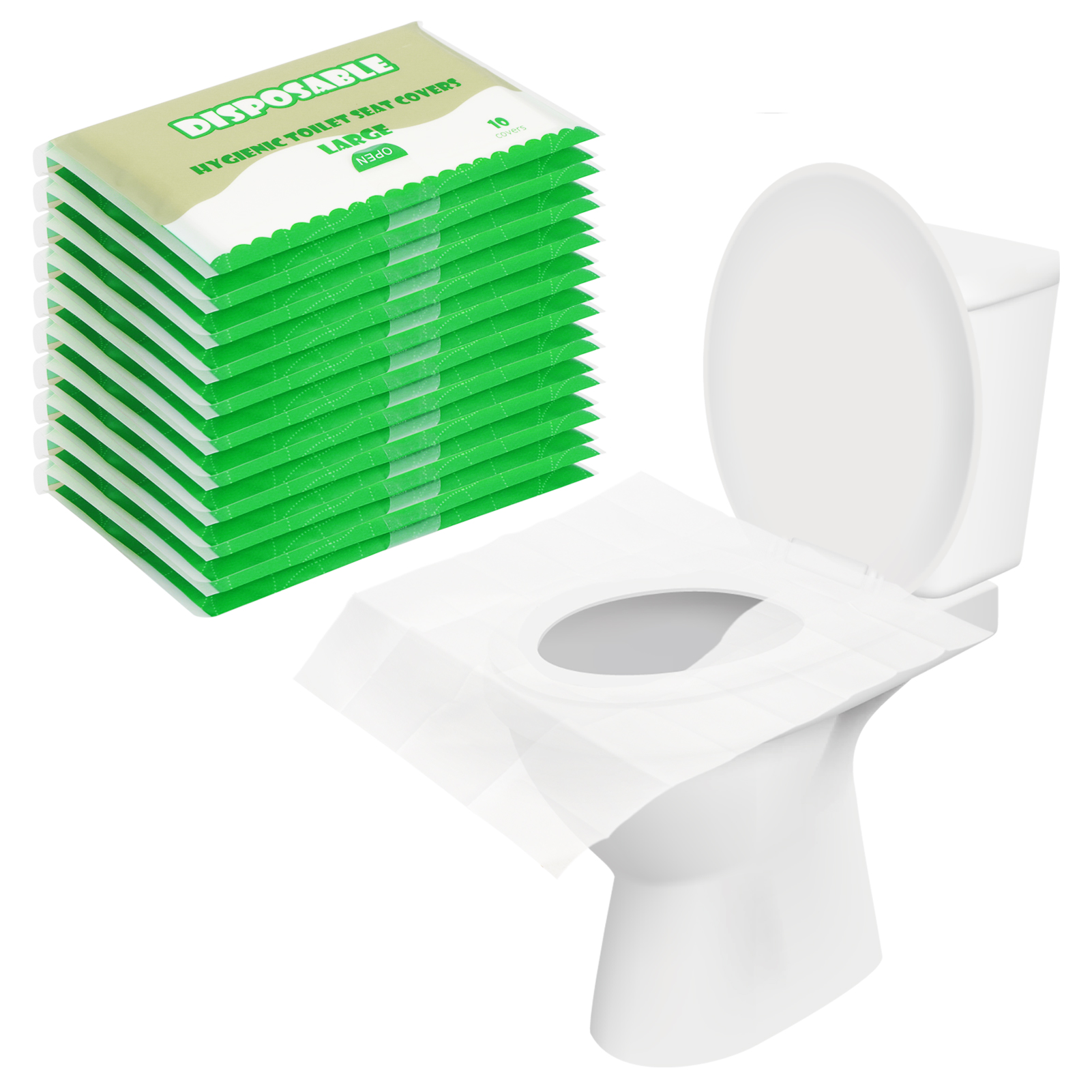 Impact Products, IMP25130873, Toilet Seat Covers, 1000 / Carton, White