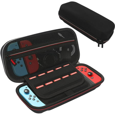 Homelove Carrying Case with 30 Game Card Slots for Nintendo Switch, Black