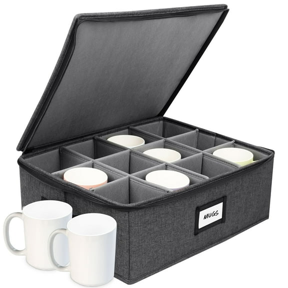 Homelux Theory China Storage Containers, Coffee Mug Glassware Storage