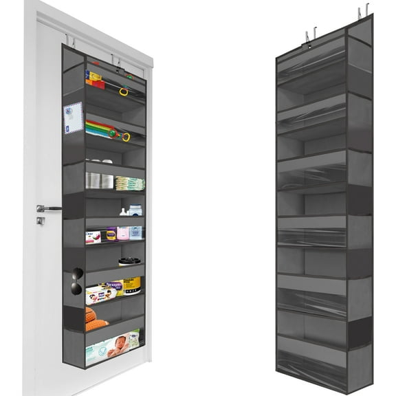 Homelux Theory Over The Door Organizer, Baby Door Organizer, Dark Gray, 1pc
