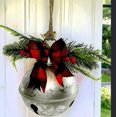 thumbnail image 1 of HomelyJoy 5.5 Inch Large Silver Bell Christmas Ornaments, Jingle Bells Star Cutout Decor for Xmas Tree, Gift Wrapping, Home and Party Decoration, 1 of 5