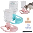 thumbnail image 1 of HomelyJoy Cat Water Blue Dispenser, Automatic Gravity Water Bowl for Cats and Small Dogs, Anti Tip Spill Proof Pet Feeder with Removable Tank, 1 pc, 1 of 8