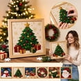 thumbnail image 1 of SeekLGT Christmas DIY Sewing Kit, Snowman DIY Christmas Craft Kit, Framed DIY Cloth Sewing Set, Holiday Fabric Art Craft Kit for Adults and Kids, Seasonal Wall Decor Activity, 1 of 9