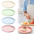 thumbnail image 1 of HomelyJoy Green Plastic Fast Food Tray, 10 in Rectangular Serving Platter for Desserts and Snacks, Durable Heat Resistant Beverage Tray for Casual Dining, 1 of 9