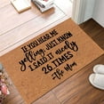 thumbnail image 1 of HomelyJoy Hilarious Welcome Doormat, Funny & Personalized Front Door Mat, Cute Outdoor/Indoor Mat with Anti-Slip Back, Great Gift for Homeowners, 23.6 X 15.8 In, 1 of 7