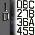 thumbnail image 1 of HomelyJoy Modern LED House Numbers, Solar Powered Light Up Address Sign for Outside, Waterproof Illuminated Plaque with No Drill Mounting Option, 1 of 7