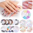 thumbnail image 1 of HomelyJoy Nail Gems and Charms 12 Grid Wheel Disc Nail Rhinestones 3D Nail Charms Acrylic Nail Art Supplies Accessories for DIY Manicure Resin Craft Body Art Makeup 1 pc, 1 of 8