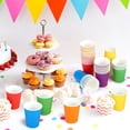 thumbnail image 1 of Homelyt Colored Paper Cups 9 oz Paper Cups Set of 10 Party Cups for Wedding Holiday Coffee and DIY Craft Events 15 Assorted Colors, 1 of 5