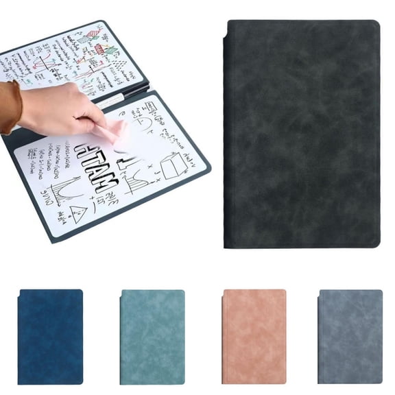 Homelyt Foldable Whiteboard Portable Dry Erase Board Double Sided Reusable Notebook for Home Office Daily Notes Memo Planning