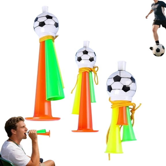 Homelyt Handheld Cheering Horn Portable Loud Blow Noise Makers for Sporting Events Stadium Games and Outdoor Celebrations