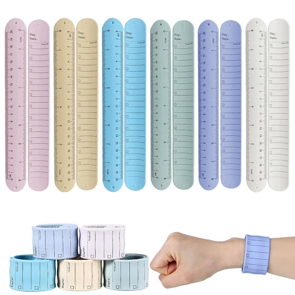 Homelyt Memo Wrist Band Reminder Bracelet Silicone Wristband Erasable Wearable Notepad for Daily Tasks Appointments Work Study Notes