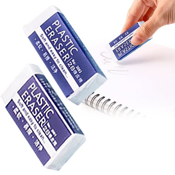 Homelyt Pencil Erasers 2B White Art Eraser for Pencils Drawing Sketching and Home Office Stationery Supplies