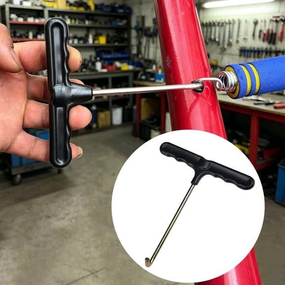 Homelyt Trampoline Spring Puller Tool Heavy Duty Spring Puller Hook with Ergonomic Handle Trampoline Accessories for Jumping Bed Assembly Installation