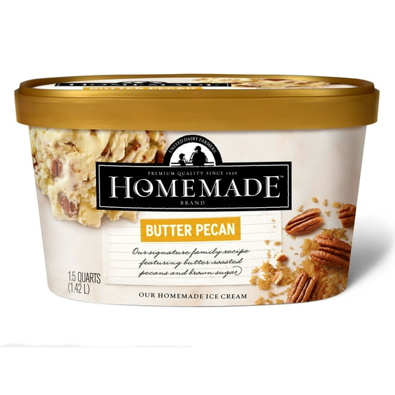 Homemade Brand Butter Pecan Ice Cream