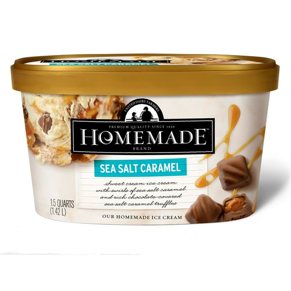 Homemade Brand Sea Salt Caramel Ice Cream