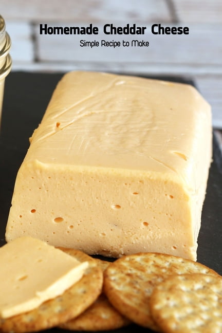 Making That Cheddar Homemade Cheddar Cheese: Simple Recipe to Make: Cookbook Homemade ...