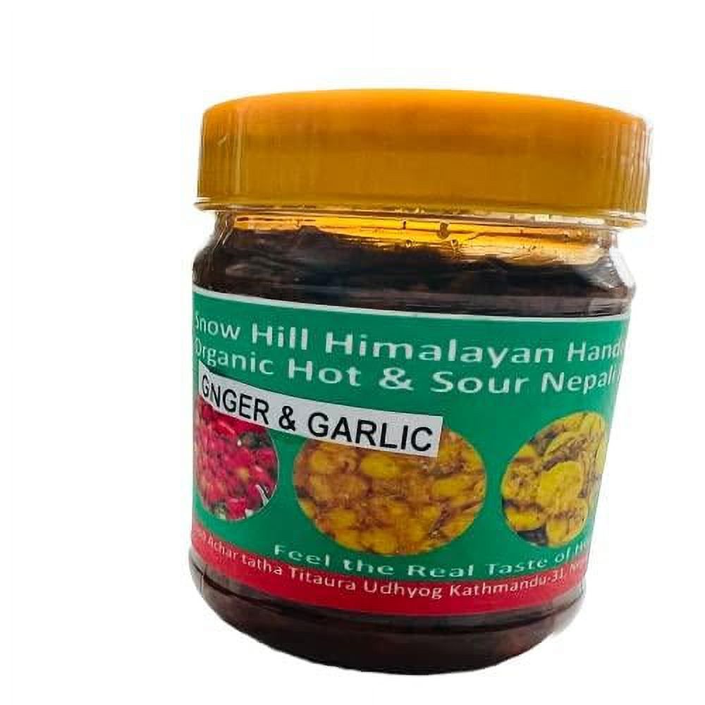 Homemade Nepali Garlic & Spicy Pickle Natural Typical Nepali Flavor