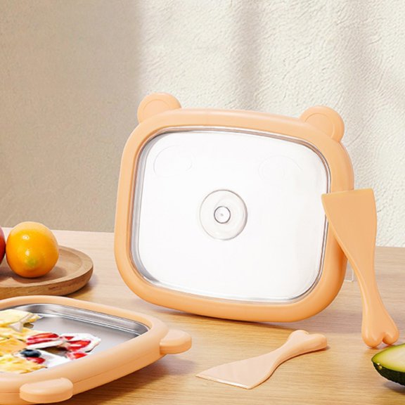 Homemade Plug-Free Ice Maker Tray – Non-Stick Ice & Yogurt Mold for DIY Frozen Treats with Lid