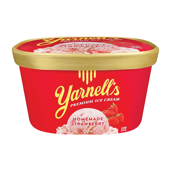 Homemade Strawberry 48 oz Ice Cream