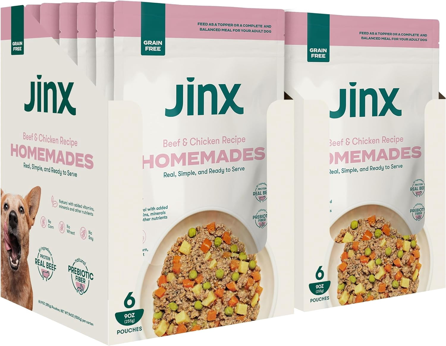Homemades Natural Wet Food And Meal Topper Or Mix-In - Made With ... - Beef Senior Dog Food No Fillers