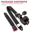 thumbnail image 1 of Homemart 3 Point Retractable Seat Belt, Black, Driver Use, 1 of 12
