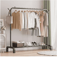 thumbnail image 1 of Homemart Clothes Rack, Garment Rack with Bottom Shelf for Hanging Clothes, Coats, Skirts, Shirts, Sweaters, Black, 1 of 9