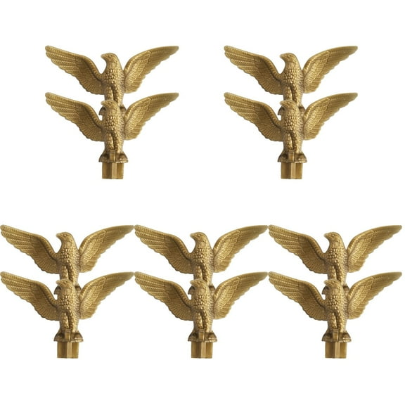 Homemaxs 10 pcs  Eagle Shape Flag Pole Top Decoration Outdoor Flag Pole Finial Ornament
