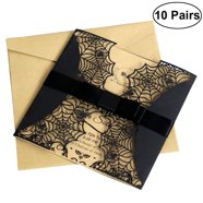 WhatSign Halloween Party Invitation Cards For Kids Adults 12Pcs Halloween