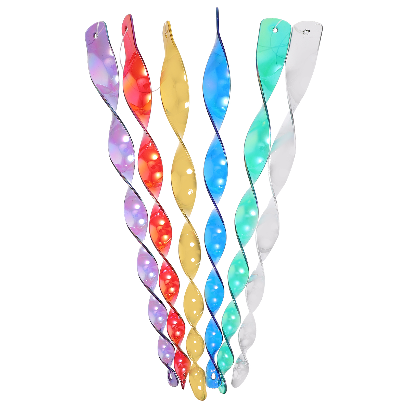 Homemaxs 12pcs Bird Repellent Rods Wind Twisting Reflective Scare Rods