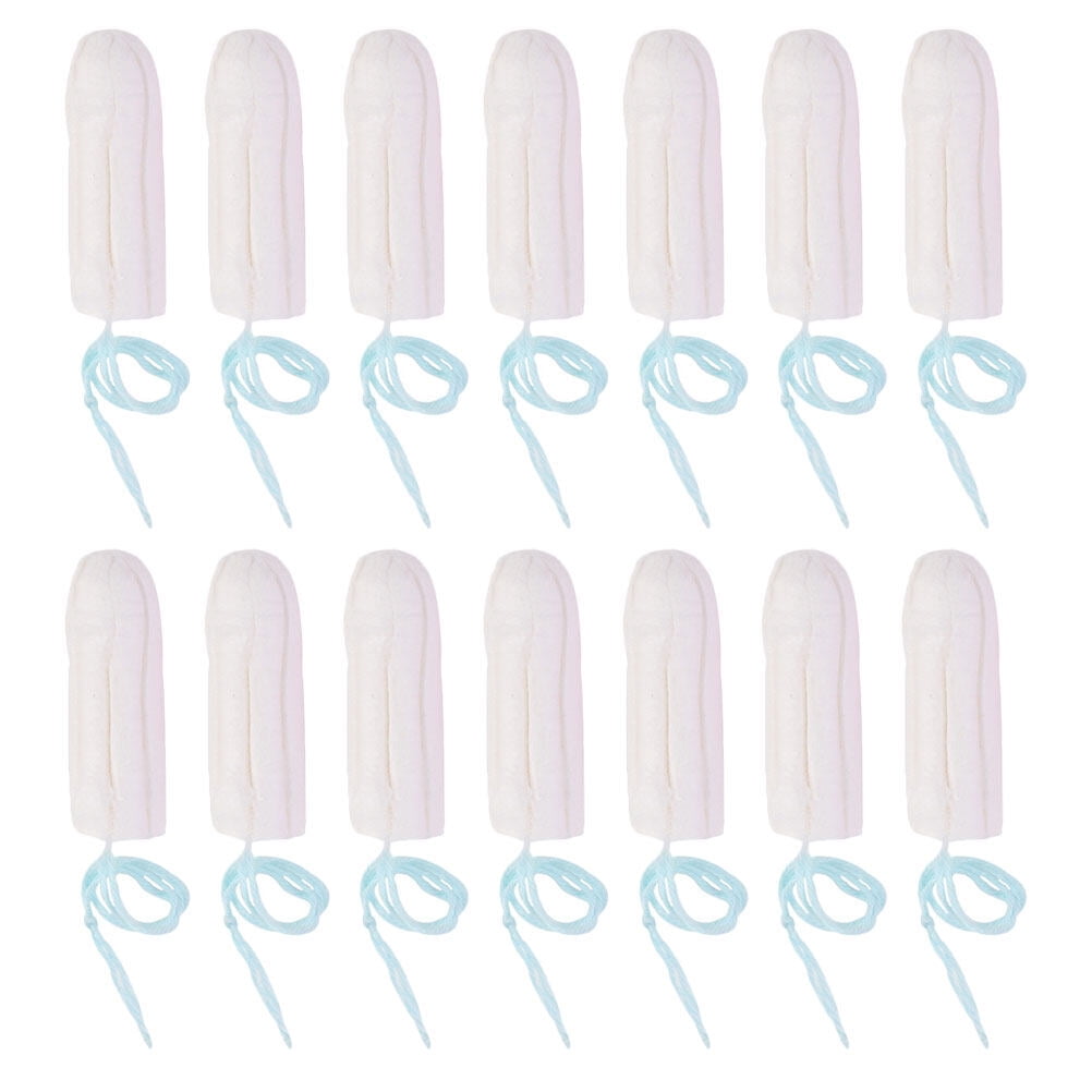 Homemaxs 30pcs Cotton Sanitary Tampons for Day and Night Use Female Sanitary Supplies