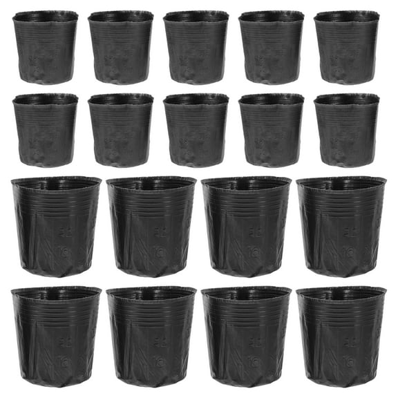 Homemaxs 400Pcs Plant Nursery Pots Disposable Flower Containers Thicken Flowerpots