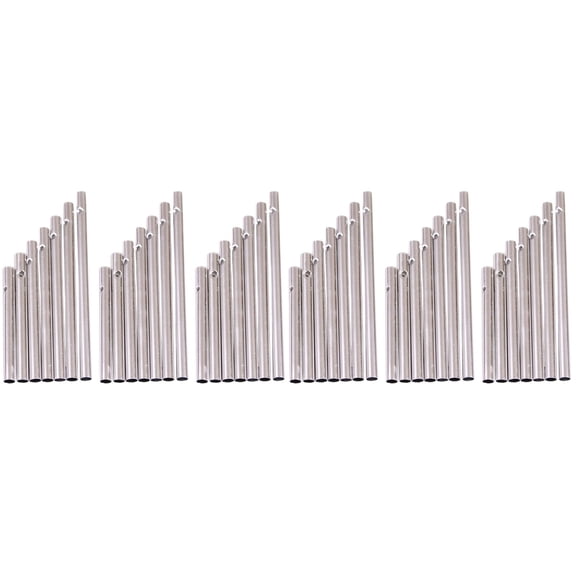 Homemaxs 42-Piece Aluminum Wind Chime Tubes Set, Various Lengths Tone Pipes for Crafting and Musical Projects