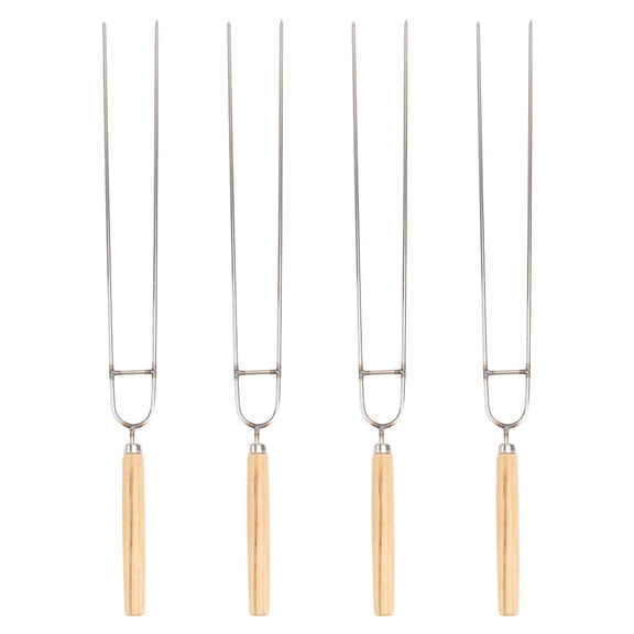 UPGRATOR Kabob Skewers Multi Bonfire BBQ Lovers 4Pcs 14.2X1.2In