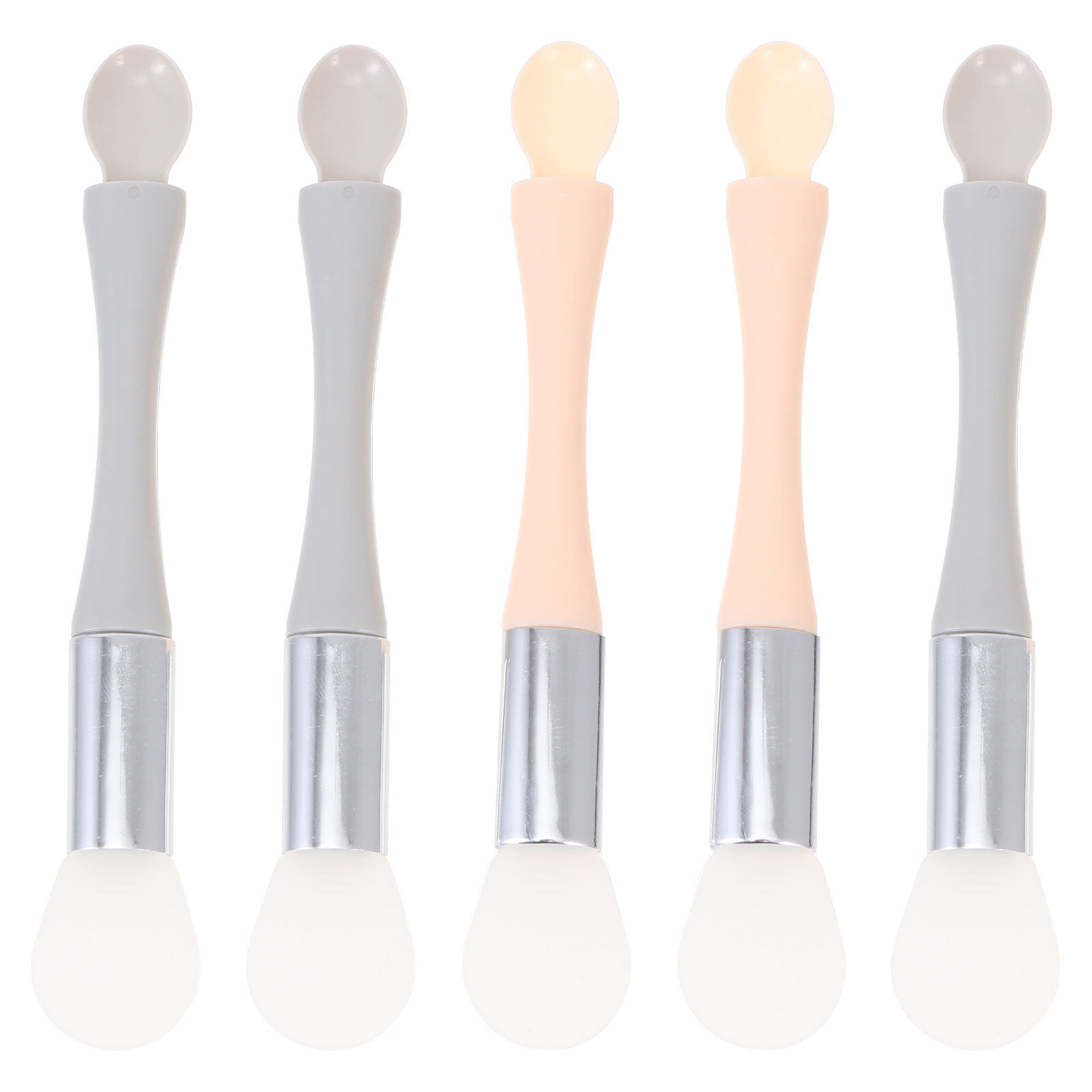 Homemaxs 5Pcs Double Heads Face Mask Brushes Beauty Tools Facial Mud