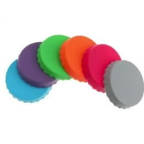 Homemaxs 6pcs Standard Beverage Can Covers Beverage Can Lids Soda Lid Protectors