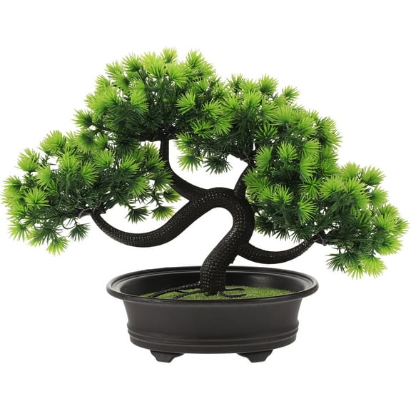 Homemaxs Artificial Bonsai Tree Decor Fake Guest-Greeting Pine Potted Artificial House Plant