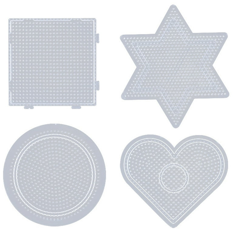 Homemaxs Beads Fuse Pegboard Bead Beads Pegboards Kit Sets Pearler Crafts  Kids Melting Melty Board Geometric Boards 